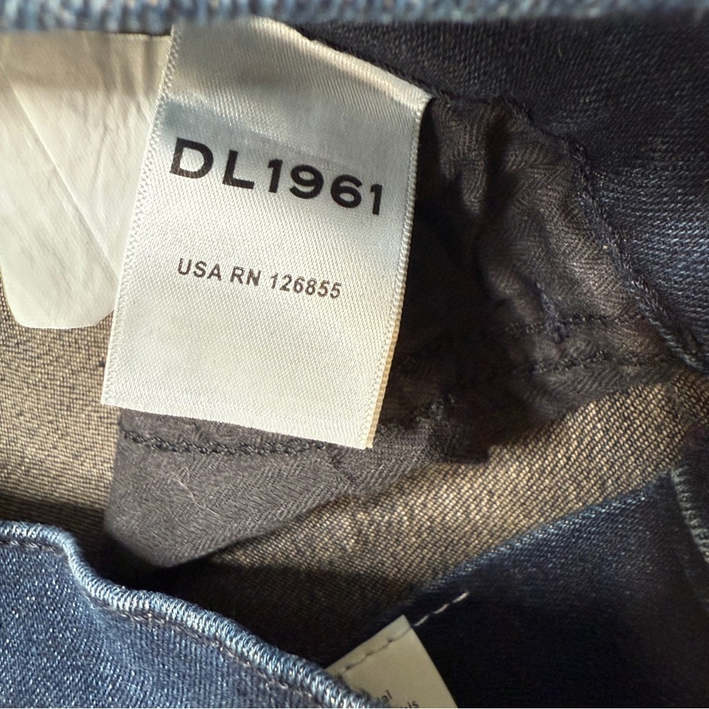 DL1961 Womens Patti Straight High Rise Vintage Ankle Jeans Sz 26 Like New - Picture 10 of 10